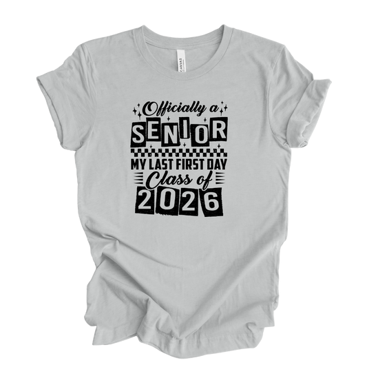 Officially a Senior