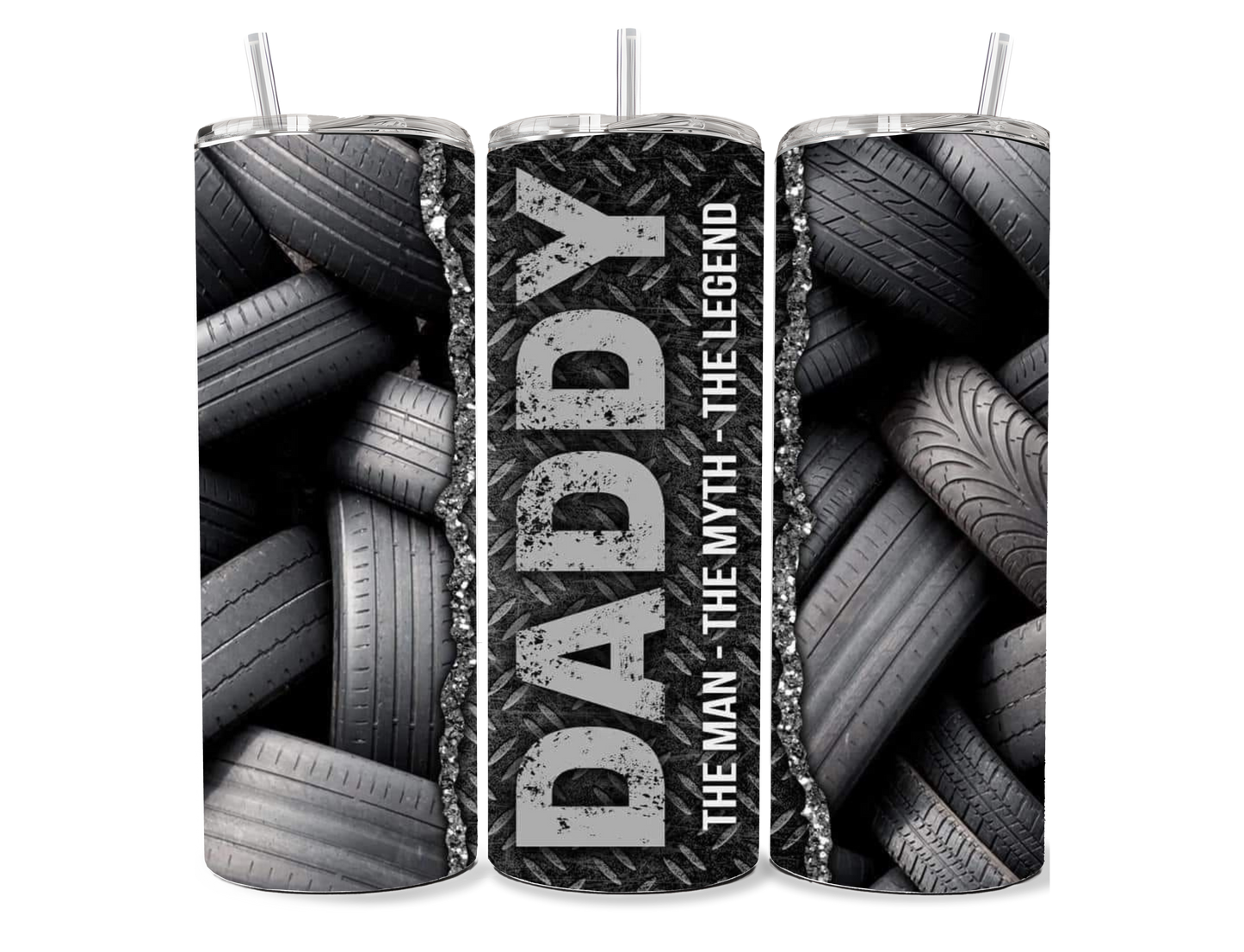 Daddy Tires 20 oz Tumbler