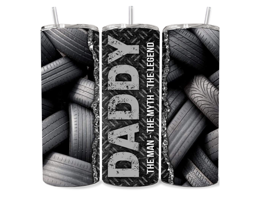 Daddy Tires 20 oz Tumbler